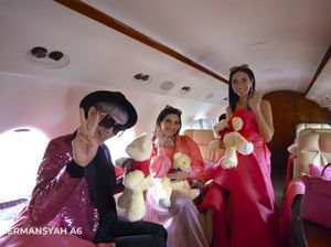 Valentine Tanpa Anang, Ashanty Dapat Kejutan Naik Private Jet hingga Berlian