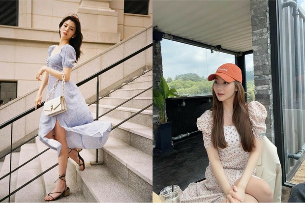 Park Min Yound dan Han So Hee wear floral dress