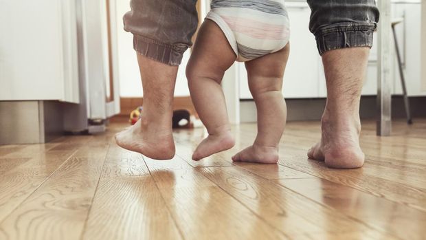 ilustrasi kaki O pada bayi
