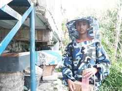 Keren Pisan! Bocah 13 Tahun Ini Budidaya Lebah, Madunya Dikirim ke Papua