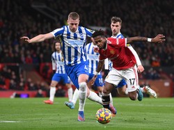 MU vs Brighton Masih Tanpa Gol di Babak Pertama
