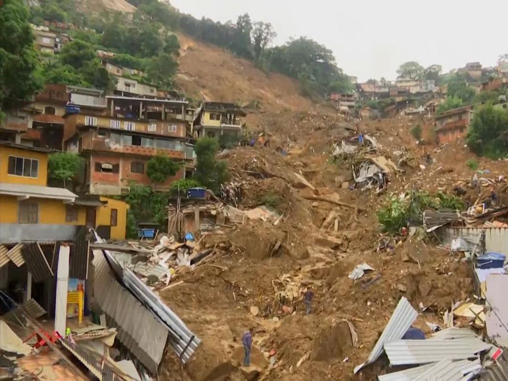Mencekam! 18 Orang Tewas Akibat Banjir dan Longsor di Brasil