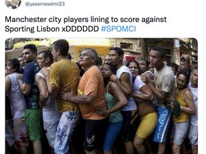 Meme Lucu Manchester City Gunduli Sporting Lisbon