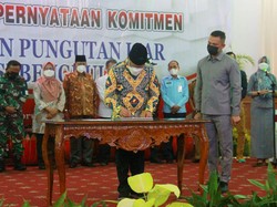 Forkopimda-Ormas di Bengkulu Teken Komitmen Pemberantasan Pungli