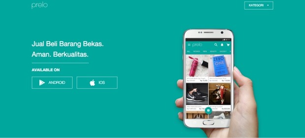 Prelo/Foto: id.techinasia.com Situs penjualan barang preloved