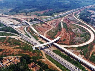 Progres Terkini Proyek Tol Japek II Selatan