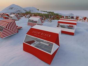 Destinasi Ini Hadirkan Pantai di Kaki Gunung Bersalju