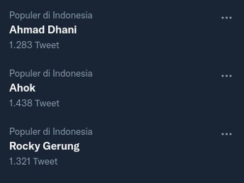 Ahmad Dhani Trending Topic Twitter