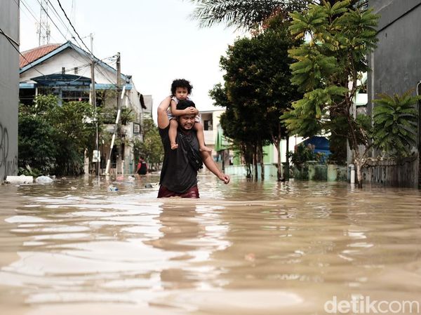 Penampakan Terkini Banjir di Pondok Gede Permai Bekasi