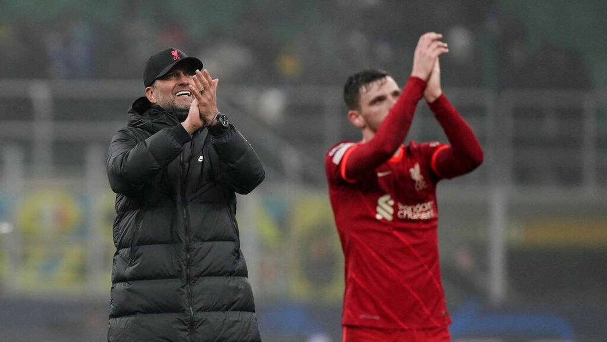 Juergen Klopp puas dengan kemenangan Liverpool atas Inter Milan (AP/Antonio Calanni)