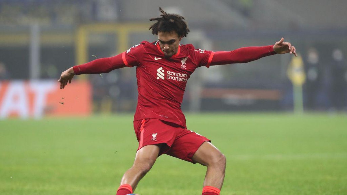 Trent Alexander-Arnold jadi titik lemah LIverpool (Foto: Getty Images/Marco Luzzani)