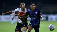 Hasil Liga 1: Tekuk Madura United, Arema Kukuh Di Puncak