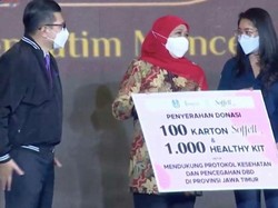 Cegah DBD di Masa Pandemi, Enesis Bagikan 100 Paket Soffell di Jatim