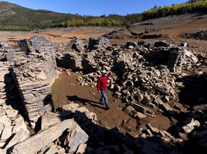 Kekeringan Parah, Desa yang Terendam di Portugal Muncul Lagi