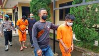 Sangar Saat Beraksi, Begal Ini Tertunduk Lesu Saat di Markas Polisi