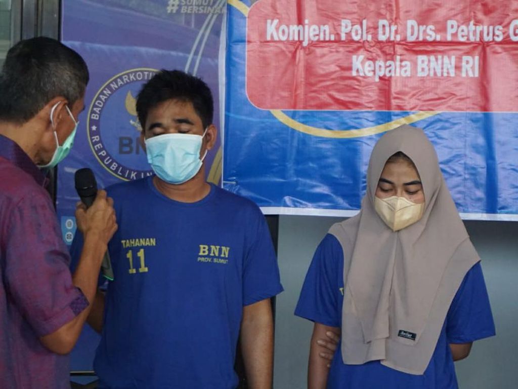 Sejoli di Sumut Ditangkap BNN Saat Bawa 10 Kg Sabu
