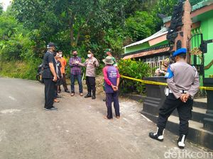 Polisi Sebut Patung yang Rusak di Pura Kediri Terjadi Bukan Karena Sengaja