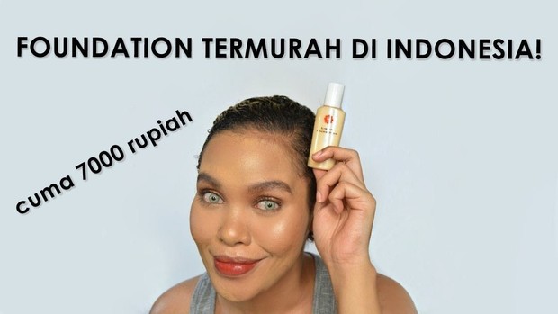 Salah Satu Foundation Jadul yang Murah/Foto: YouTube.com/Livjunkie Salah Satu Foundation Jadul yang Murah