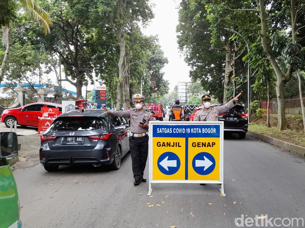 Kota Bogor PPKM Level 3, Ganjil Genap Tetap Berlaku di 7 Titik Ini Besok