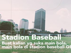 Mau Olahraga Kriket & Mini Soccer? Yuk Cobain di Stadion Baseball GBK
