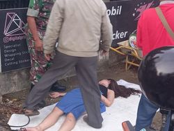 Wanita Berpakaian Terbuka Tergeletak di Palembang Ternyata Korban Kecelakaan