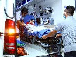 Dibantu Kapolri, Sinta Bocah Penderita Tumor Tulang Tiba di RS Polri Jaktim