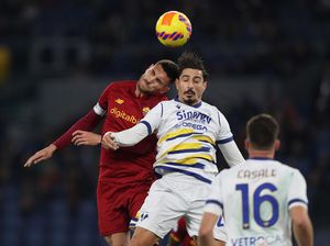 Roma Vs Verona: I Lupi Susah Payah Selamatkan Poin