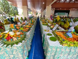 Ada Kreasi Tumpeng 99 Harlah NU di Kediri