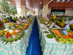 Ada Kreasi Tumpeng 99 Harlah NU di Kediri Ada Kreasi Tumpeng 99 Harlah NU di Kediri
