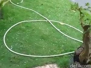 Fenomena Hujan Es Landa Sebagian Wilayah Magetan