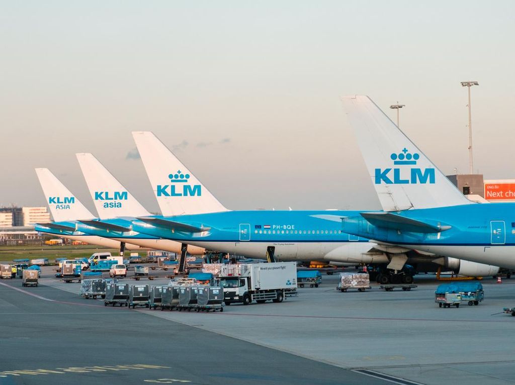 Penumpang Adu Jotos di Pesawat KLM, 6 Orang Diamankan Polisi