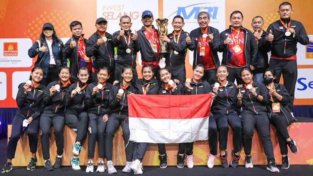 Tim Putri Indonesia Juara Badminton Asia Team Championship (BATC) 2022