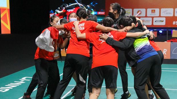 Tim Putri Indonesia Juara Badminton Asia Team Championship (BATC) 2022