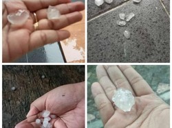 Ini 26 Titik Lokasi Hujan Es di Surabaya