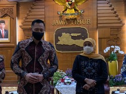 Puji Gubernur Khofifah, AHY PDKT Buat Nyapres?