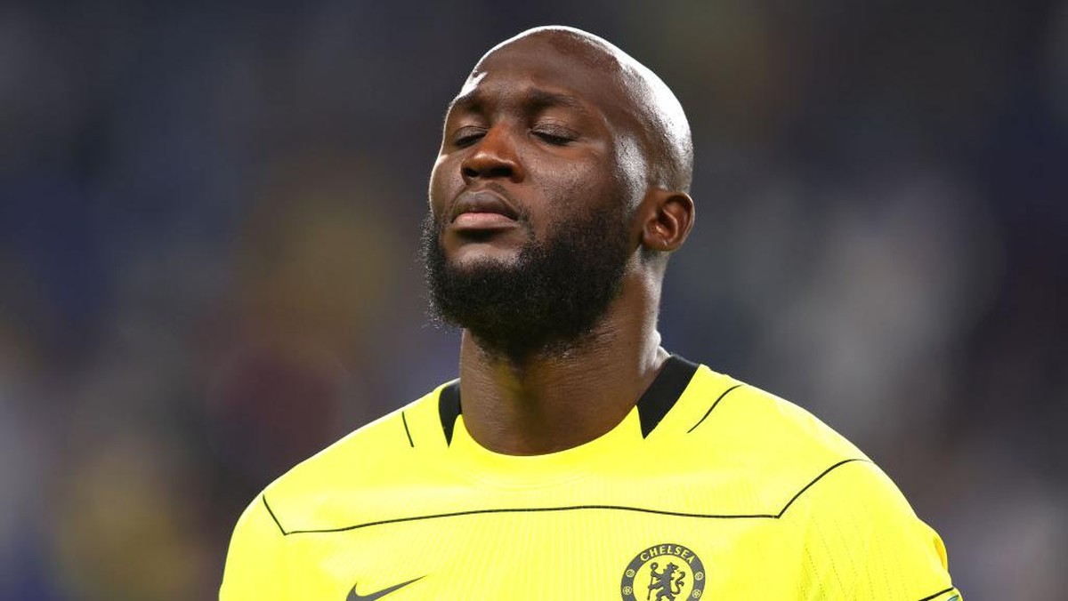 Lukaku mendapat kritikan usai tampil buruk melawan Crystal Palace. Foto: Getty Images/Francois Nel