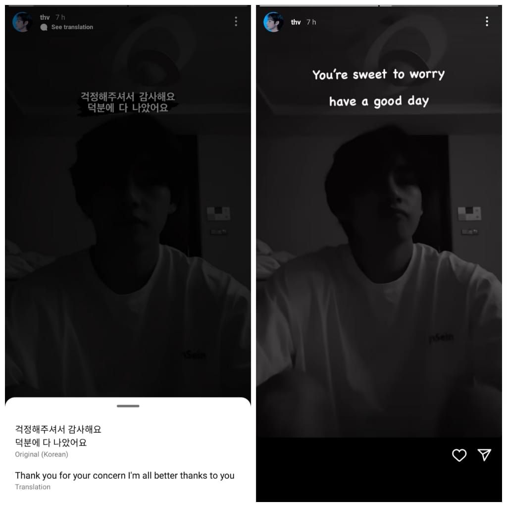 V BTS ungkapkan rasa terima kasih terhadap ARMY