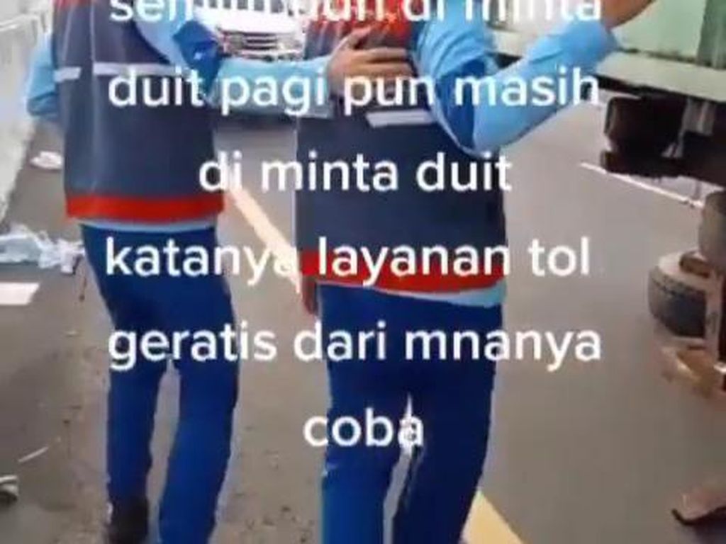 Heboh Video Petugas Tol Kayu Agung-Palembang Pungli Sopir Truk