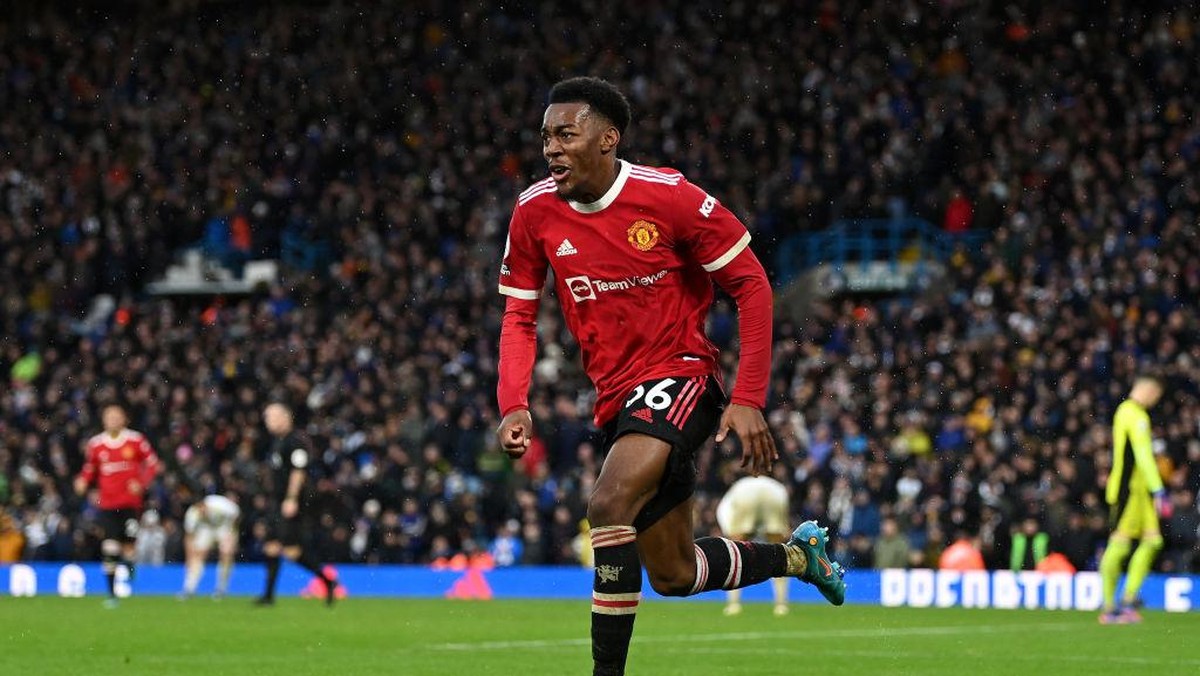 Anthony Elanga ingin lebih baik lagi bersama Manchester United (Getty Images/Shaun Botterill)