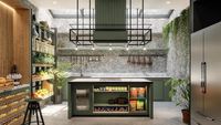 Dapur Chef Arnold yang Simpel Elegan, Ada Tempat Khusus Buat Simpan Pisau