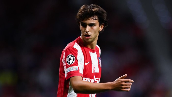 MADRID, SPAIN - SEPTEMBER 15: Joao Felix of Atletico de Madrid during the UEFA Champions League group B match between Atletico Madrid and FC Porto at Wanda Metropolitano on September 15, 2021 in Madrid, Spain. (Photo by David Ramos/Getty Images)