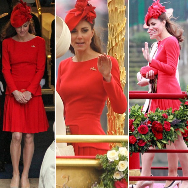 Kate Middleton Membawa Clutch dari Alexander McQueen Kate Middleton