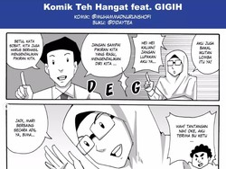 Santai Sambil Baca Komik Teh Hangat, Pembaca Diajak Buat Bersyukur
