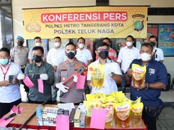 Polisi Tangkap 7 Pembobol 12 Minimarket di Tangerang, Minyak Goreng Jadi Bukti