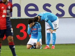 Cagliari Vs Napoli: Partenopei Ikutan Tersandung!