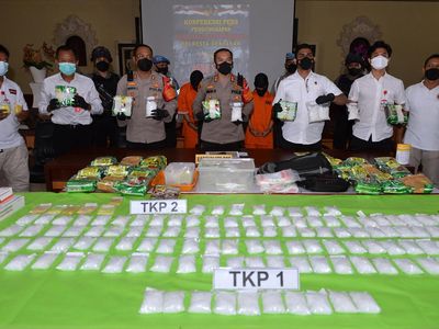 Polisi Ungkap Peredaran Sabu di Bali