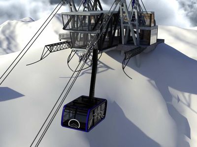 Rancangan Gondola dan Trem Menuju Puncak Tertinggi di Montana