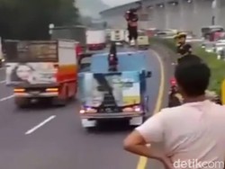 Sopir Truk Blokade Tol Purbaleunyi, Kemacetan Mengular 6 KM