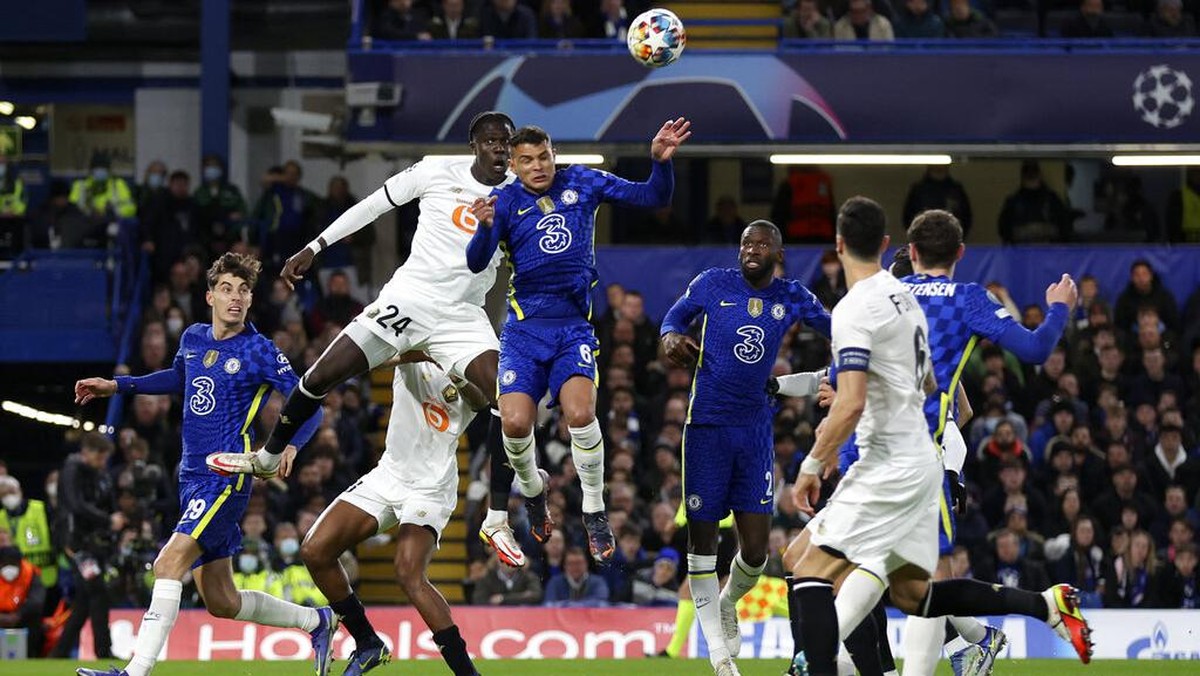 Chelsea menang 2-0 atas Lille di leg pertama babak 16 besar Liga Champions (Foto: AP/Ian Walton)
