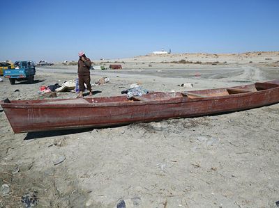Danau Terbesar Kedua di Irak Mengering, Banyak Ikan Mati